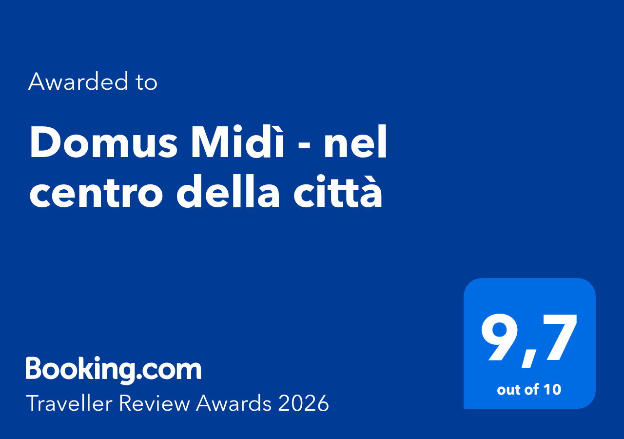 Premio digitale Traveler Review Awards 2026 di Booking.com assegnato a Domus Midí